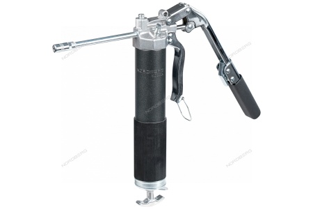 Шприц плунжерный для густой смазки, с телескопической ручкой, 400 мл