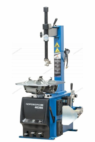 Станок шиномонтажный 220V п/автомат, односкоростн, зажимы 12-24"