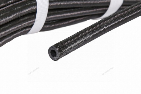 Шланг топливный резиновый в оплетке 6 мм, бухта 15 м