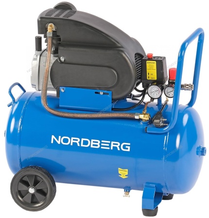 Компрессор поршневой 220 В, ресивер 50 л, 240 л/мин