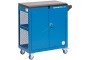 Тележка инструментальная, 3 полки с дверцами