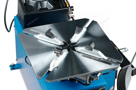 Станок шиномонтажный 380V п/автомат, 2х скоростн, зажимы 13-26", усил отжим, синий