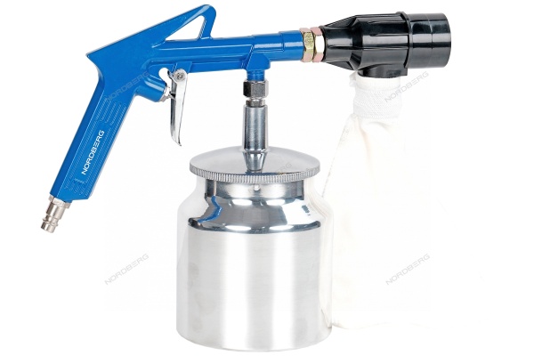 Пистолет пескоструйный, со сбором песка