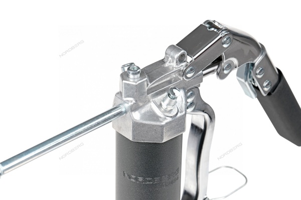 Шприц плунжерный для густой смазки, с телескопической ручкой, 400 мл