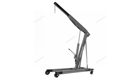 Кран гидравлический двухплунжерный, 3 т, серый