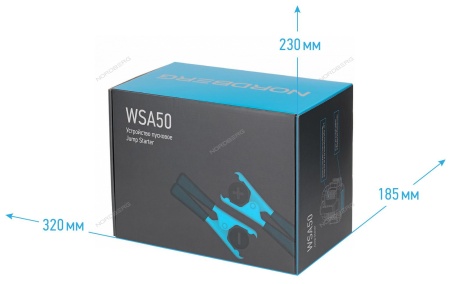 Пусковое портативное устройство 5/9/12/24 В, 56 А·ч