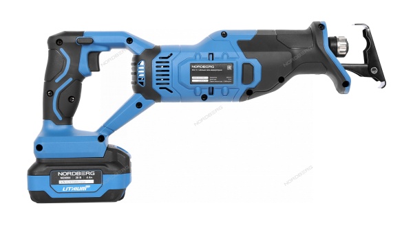 Сабельная пила аккумуляторная, ход 25 мм