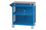 Тележка инструментальная, 3 полки с дверцами