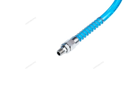 Шланг воздушный спиральный ПУ диам. 8х12 мм, 15 м