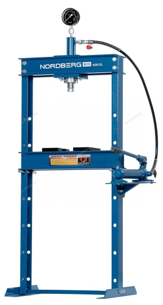 Пресс гидравлический, 12 т, разборная рама