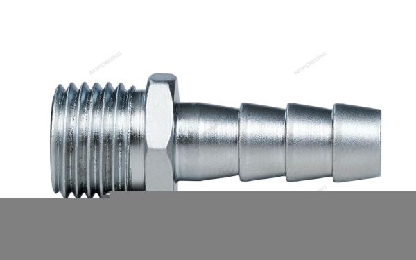 Переходник M1/4" - елочка диам. 8 мм