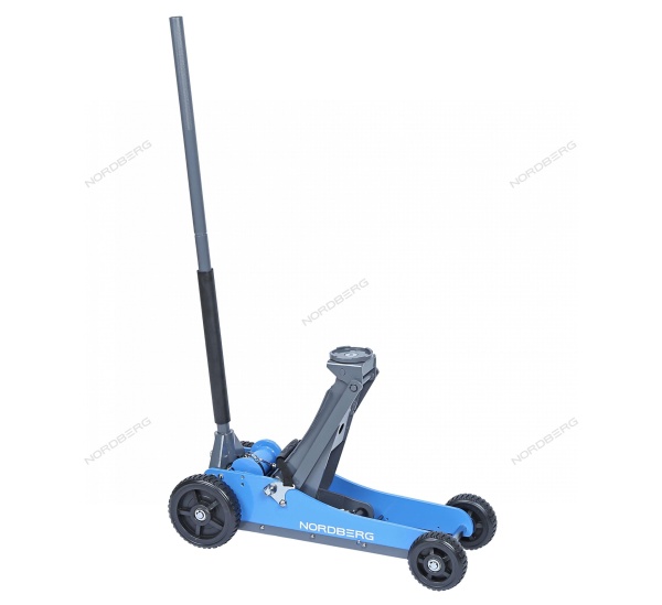 Домкрат подкатной с большими колесами, 3 т