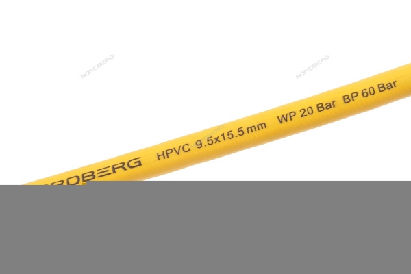 Шланг воздушный на катушке гибридный ПВХ диам. 9,5х15,5 мм, 15+1 м