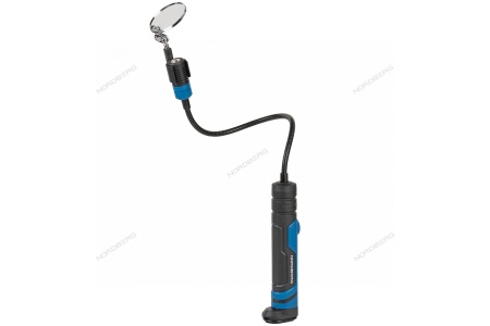 Фонарь светодиодный гибкий, аккумуляторный, с 2-мя зеркалами