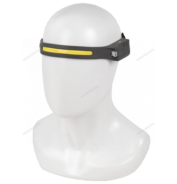 Фонарь налобный со светодиодной лентой, аккумуляторный