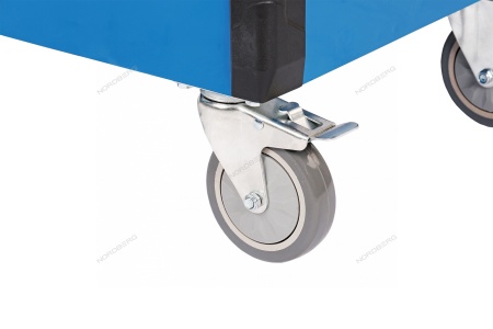 Тележка инструментальная профессиональная (синяя)