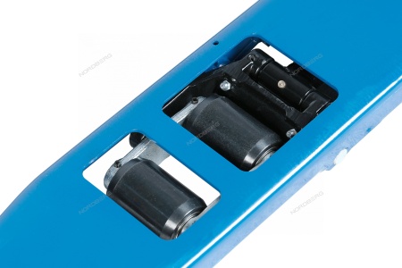 Тележка складская гидравлическая с низким подхватом 1,5 т, с ПУ колесами