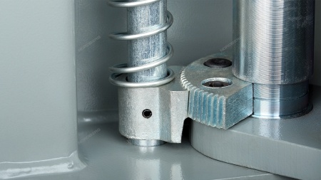 Подъемник двухстоечный 4 т, верхняя синхронизация, с электростопорами, H=3,6 м, 380 В, синий