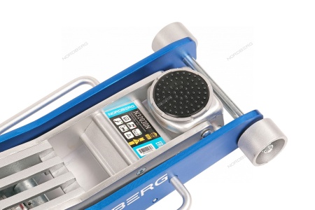 Домкрат подкатной алюминиевый, 3 т