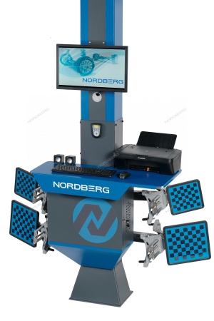 Стенд сход-развал 3D для ям и подъемников, синий