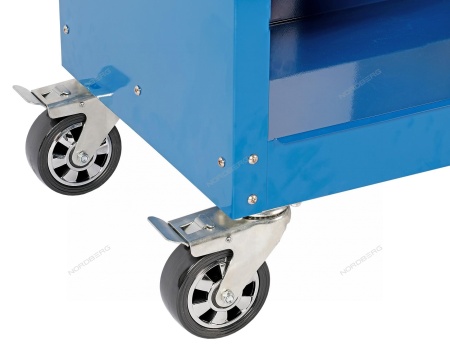 Тележка инструментальная, 3 выдвижных ящика, открытый отсек