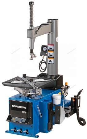 Станок шиномонтажный 380V п/автомат, 2х скор, стол с накладками, синий