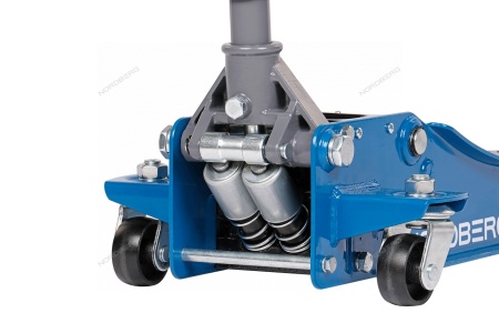 Домкрат подкатной 2,5 т с резиновой насадкой