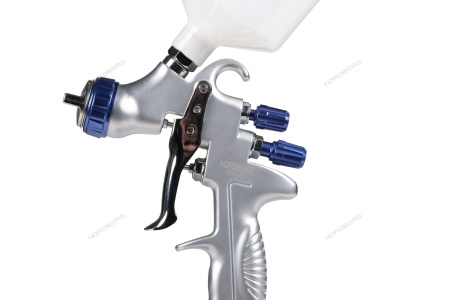 Краскопульт LVMP с верхним бачком, сопло 1,3 мм, алюминиевый кейс