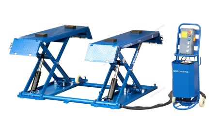 Подъемник ножничный 3т, 380В, синий