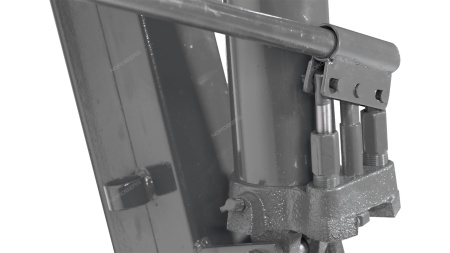 Кран гидравлический двухплунжерный, 3 т, серый