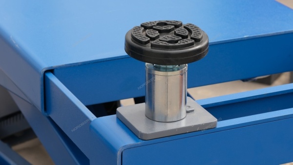 Подъемник ножничный 3,5т, с встроенными адаптерами для SUV авто, 220В (синий)