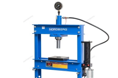 Пресс гидравлический, 20 т, ручной и пневмопривод