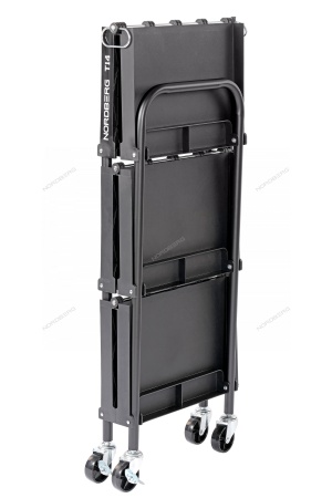 Тележка инструментальная, 3 пластиковые полки, складная