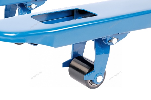 Тележка складская гидравлическая 2,5 т, с ПУ колесами