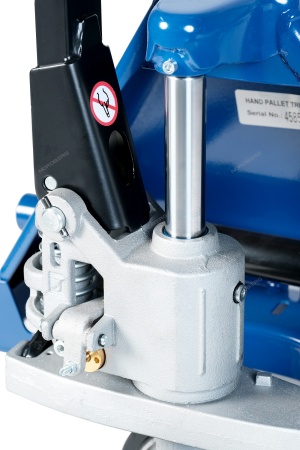 Тележка складская гидравлическая 3 т, с резиновыми колесами