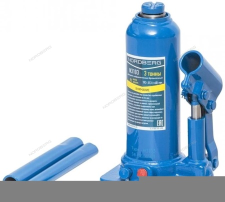 Домкрат бутылочный, 3 т