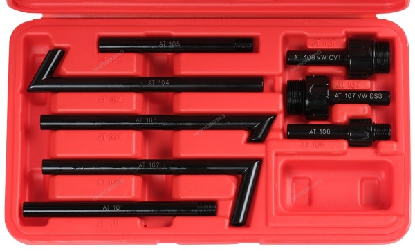 Установка для заливки масла в АКПП, ручная, с переходниками, 7,5 л