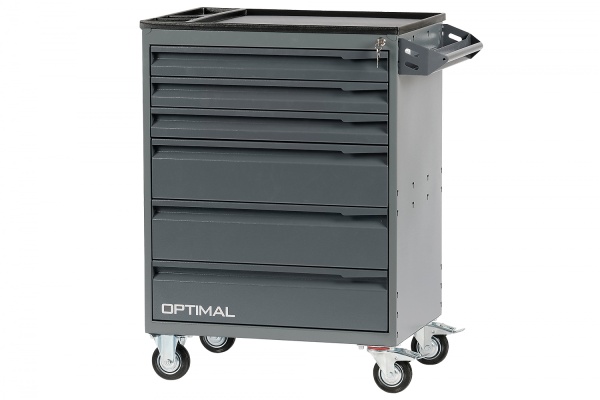Тележка инструментальная, 6 выдвижных ящиков