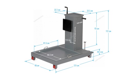 Стенд-кантователь для ремонта двигателей и агрегатов, 3 в 1, грузовой, 1600 кг