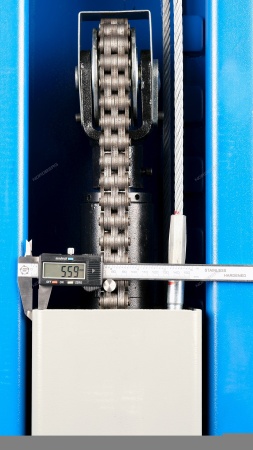 Подъемник 220V 2х стоечный 4т (синий)