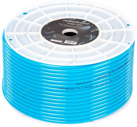 Шланг-трубка воздушный ПУ диам. 6,5х10 мм, 1 пог. м (в бобине 100м)