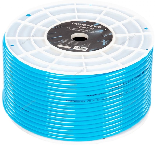 Шланг-трубка воздушный ПУ диам. 6,5х10 мм, 1 пог. м (в бобине 100м)