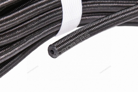 Шланг топливный резиновый в оплетке 3,2 мм, бухта 15 м