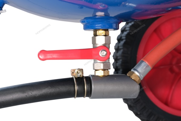 Установка пескоструйная, бак для песка, 74 л