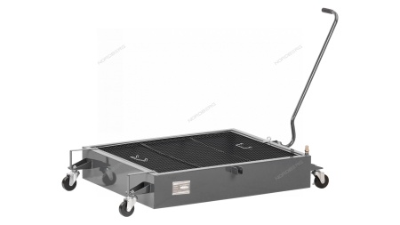 Емкость для сбора масла на колесах, 95 л, серая