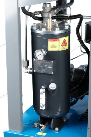 Компрессор винтовой, 15 кВт, 1910 л/мин, 10 бар, ресивер 500 л, осушитель