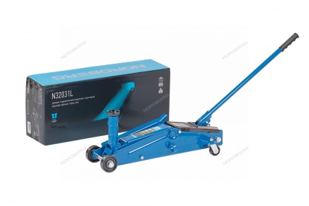 Домкрат подкатной для автолюбителя с проставкой, 3 т