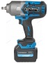 Гайковерт аккумуляторный, 1/2", 20 В, 1700 Нм, 2 аккумулятора 6A и зарядное устройство, в кейсе
