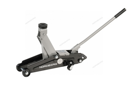 Домкрат подкатной для автолюбителя в кейсе, 2 т