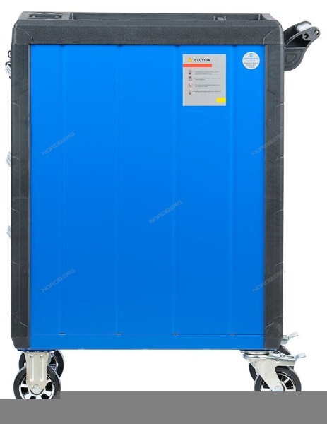 Тележка инструментальная с системой защиты от опрокидывания (серая)